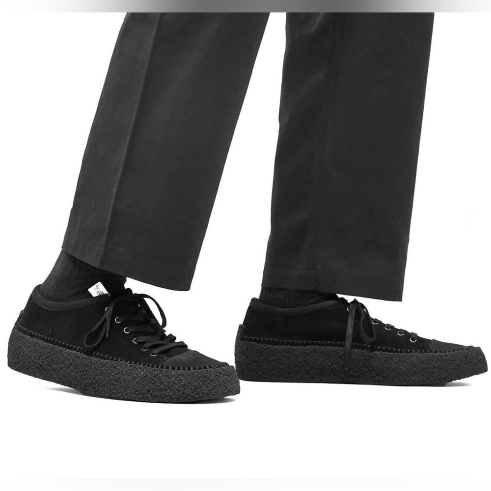 Clarks Men’s Black Suede Sneakers